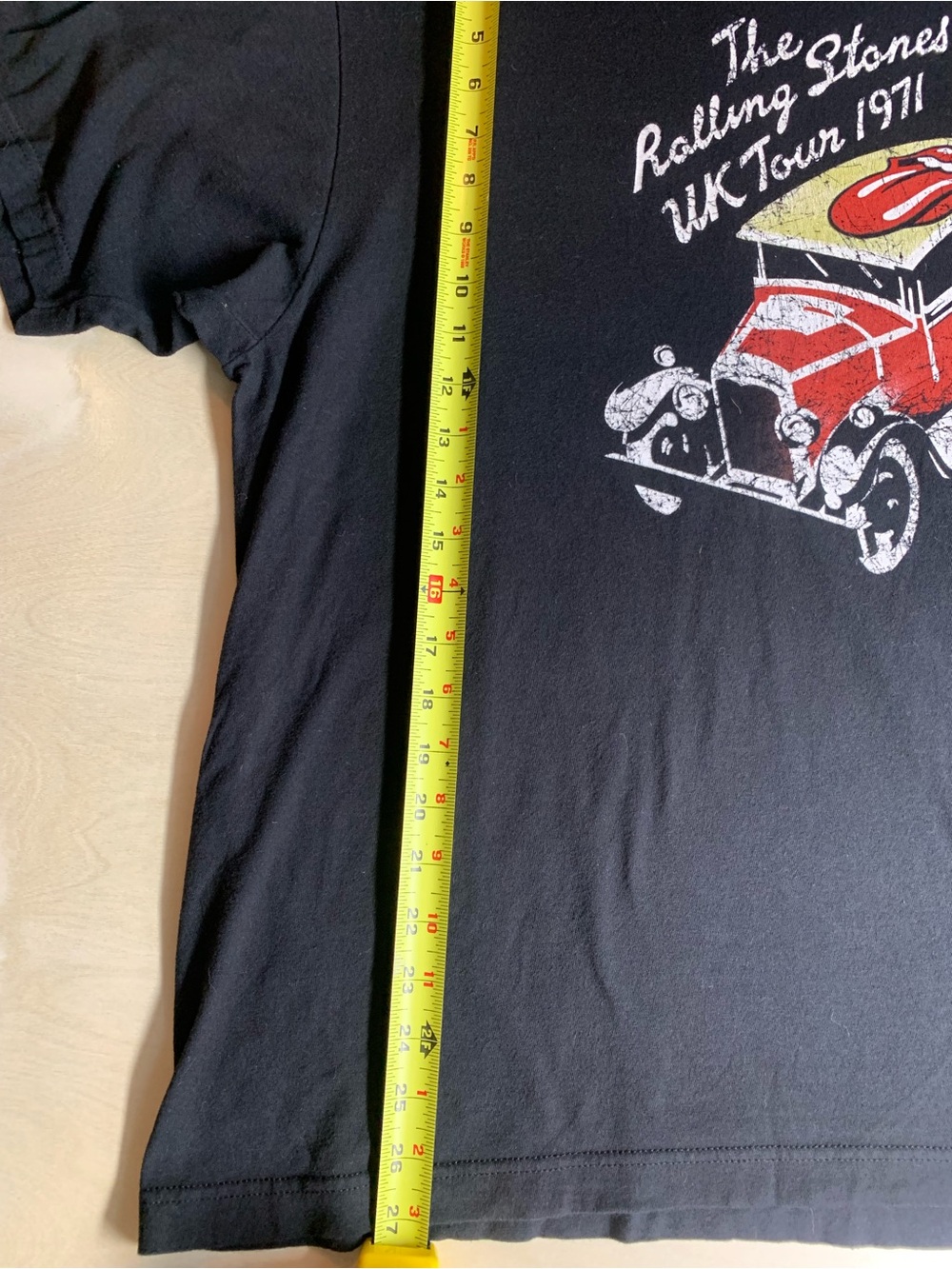 Black Rolling Stones UK Tour 1971 Tee | XL - Picture 5 of 7